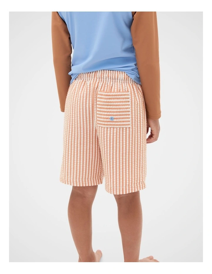 Textured Boardshort in Spice image 2