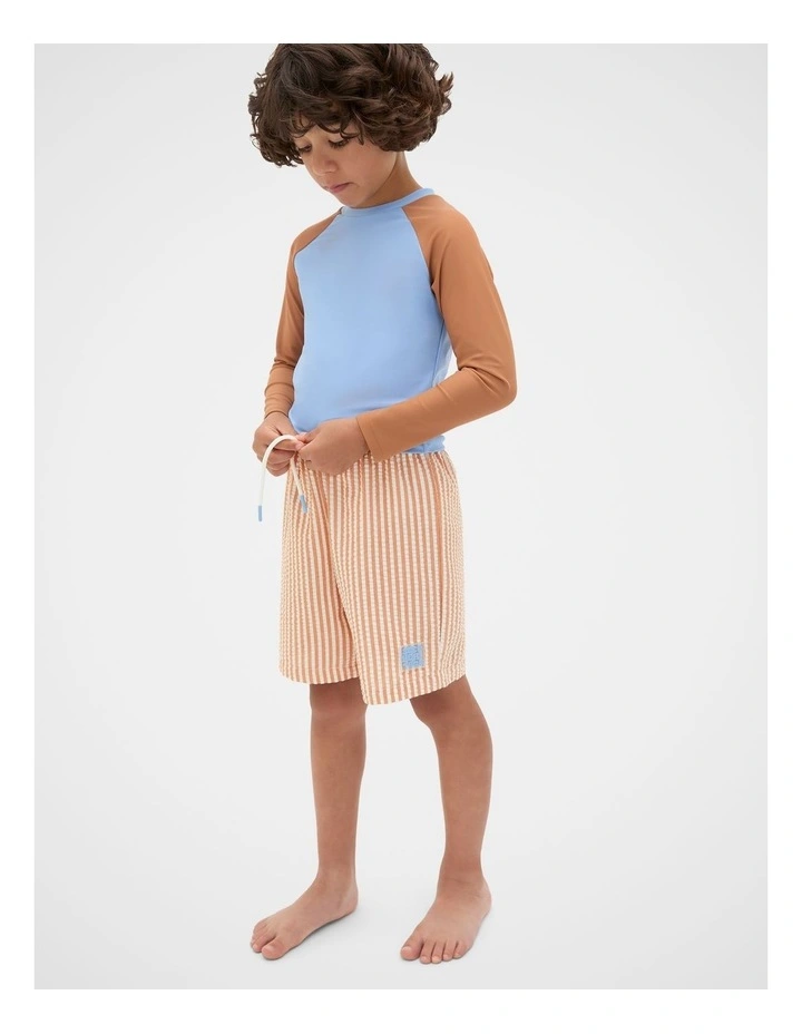 Textured Boardshort in Spice image 3