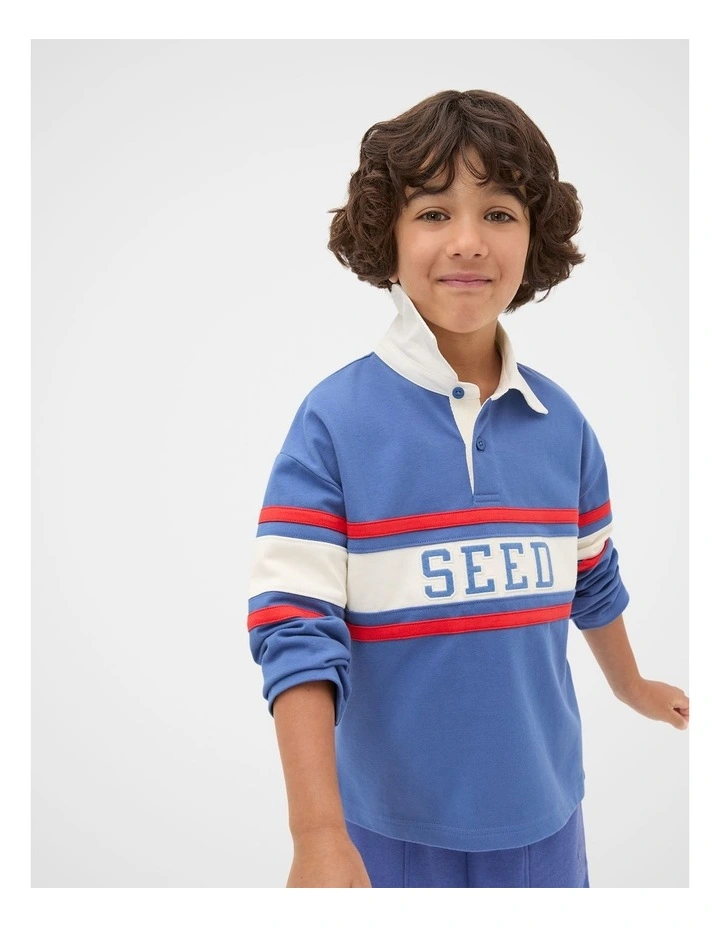 Seed Star Rugby in Retro Blue image 1