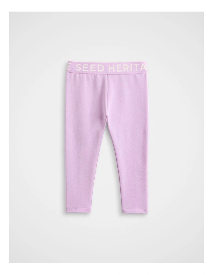 Core Terry Legging in Orchid image 1