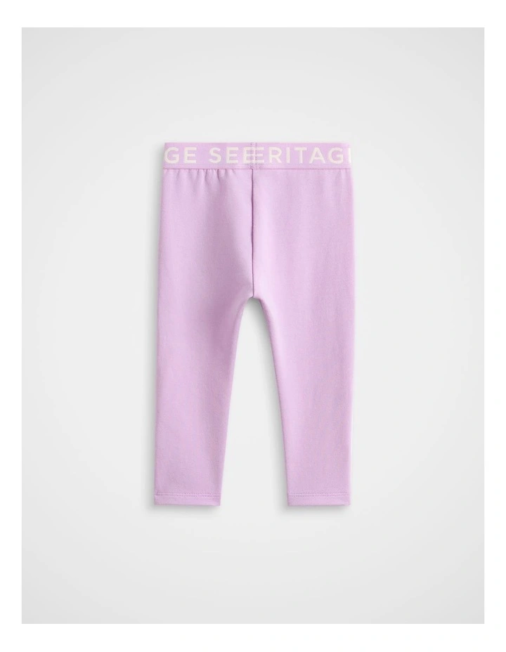 Core Terry Legging in Orchid image 2