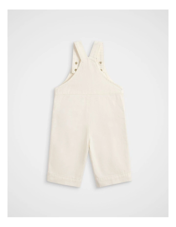 Scallop Overall in Cream image 2
