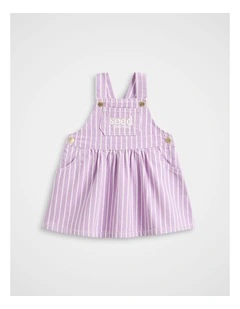 Core Logo Pinafore in Orchid