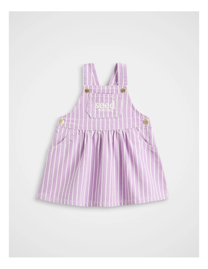 Core Logo Pinafore in Orchid image 1