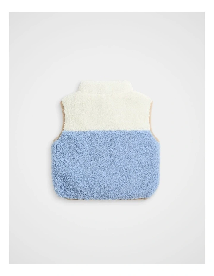 Colourblock Reversible Vest in Multi image 2