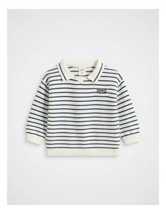 Core Knit Sweater in French Navy