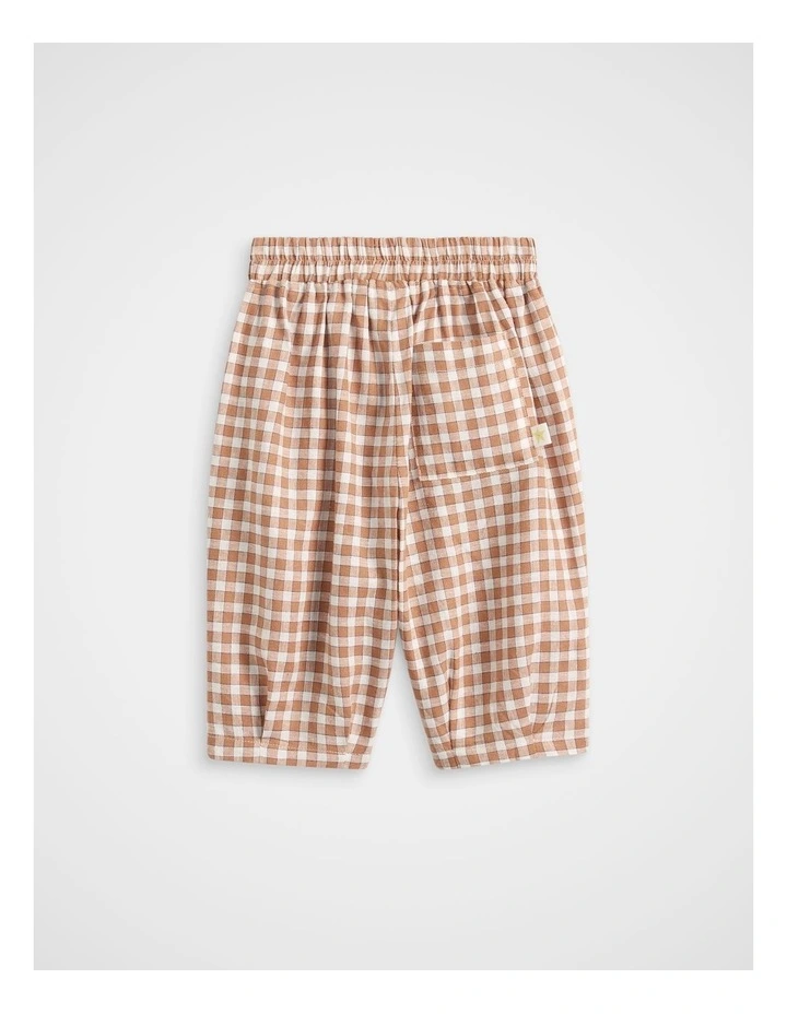 Check Woven Pant in Spice image 2
