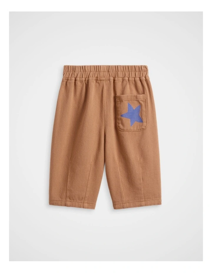 Barrel Leg Star Trouser in Spice image 2