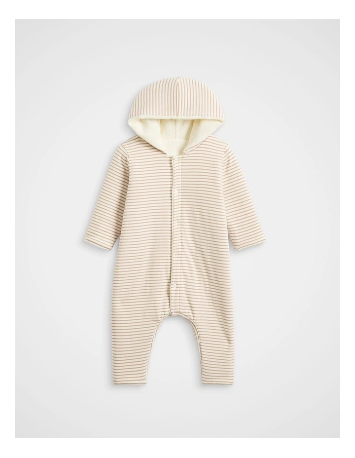 Logo Corduroy Coverall in Classic Cream image 3