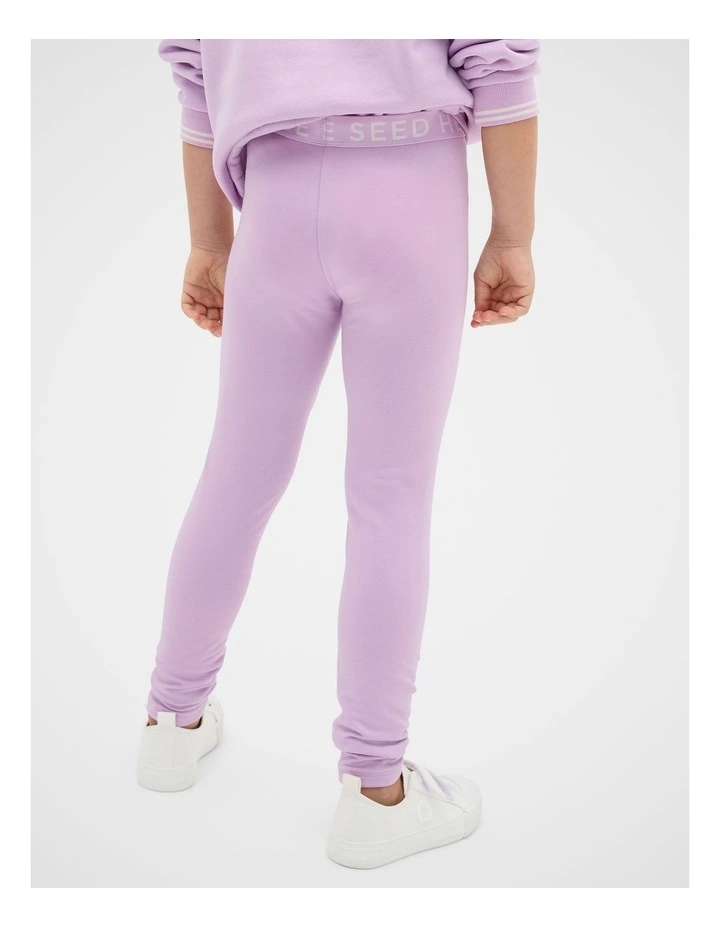 Core Terry Legging in Orchid image 2