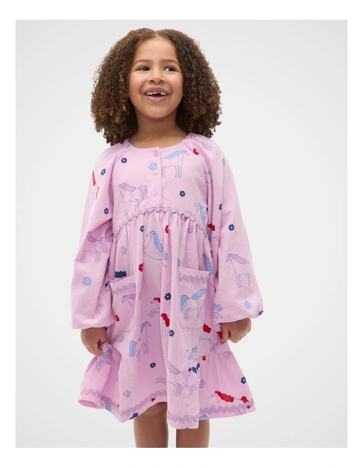 Horse Dress in Orchid image 1