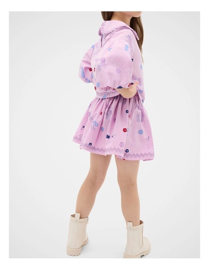 Horse Skirt in Orchid image 2