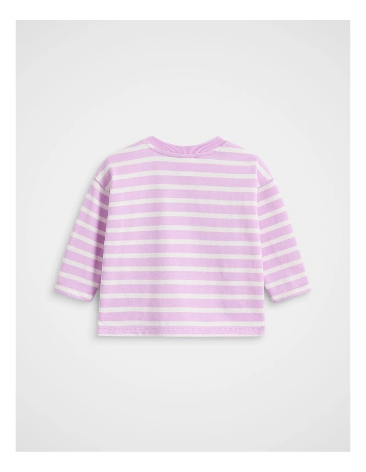 Logo Rugby Tee in Orchid image 2