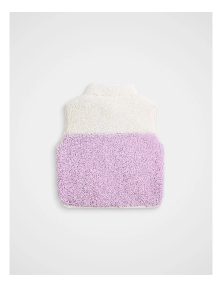 Reversible Logo Vest in Orchid image 2