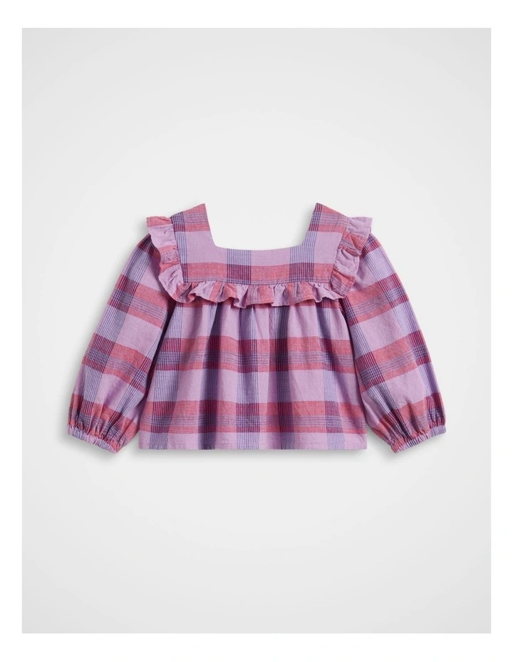 Check Frill Top in Multi image 1