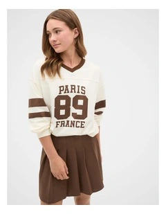 Sporty Tee in Classic Cream