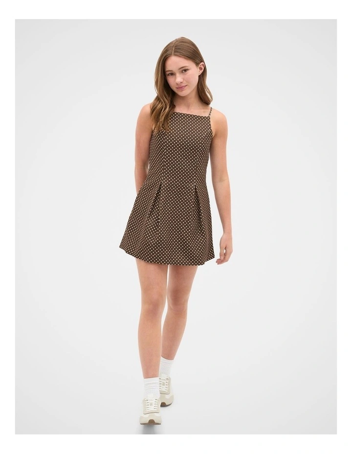 Spot Dress in Chocolate image 4