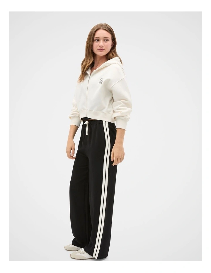 Side Stripe Pant in Black image 3