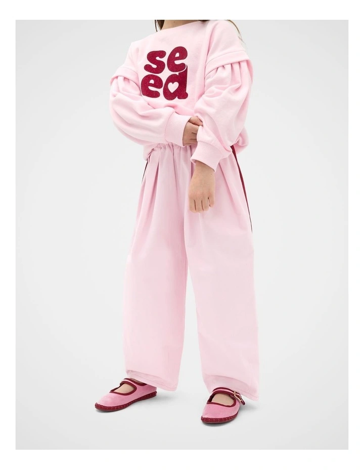 Balloon Leg Pant in Pink image 1