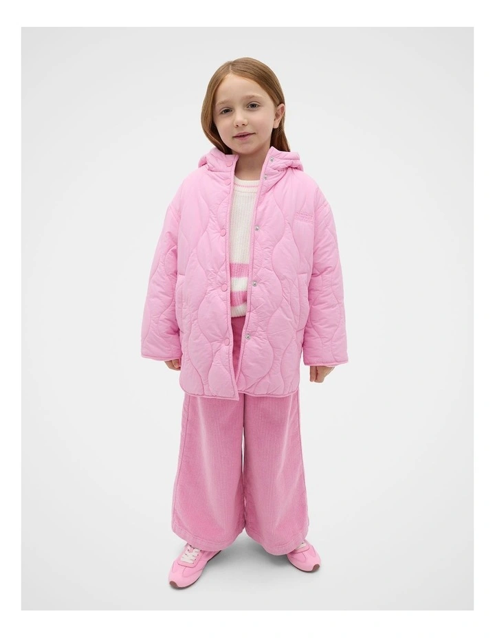 Core Puffer Jacket in Pink image 1