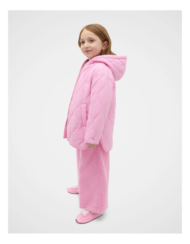 Core Puffer Jacket in Pink image 3