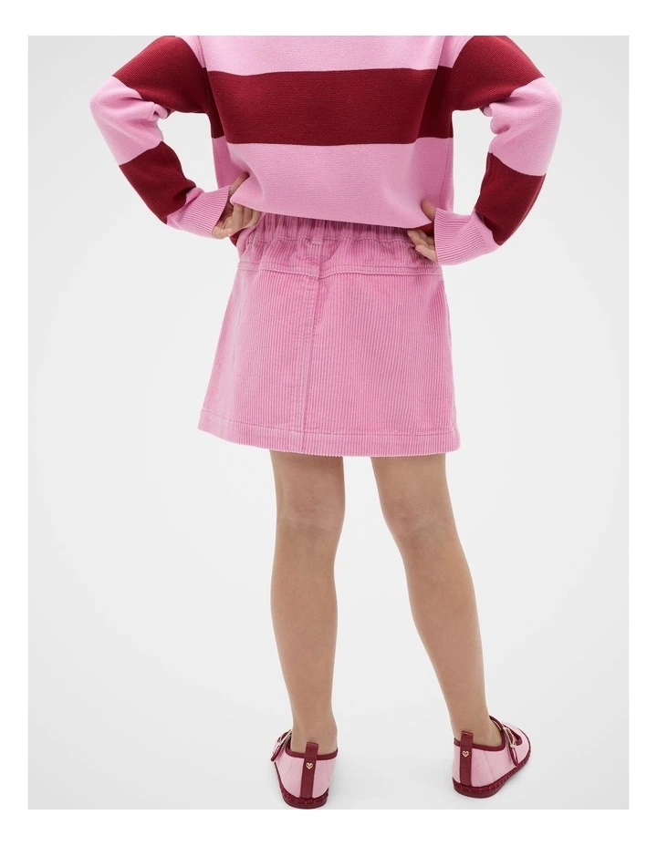 Heart Pocket Skirt in Candy Pink image 2