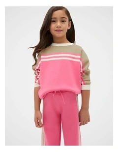 MD Retro Knit Sweater in Bubblegum Pink