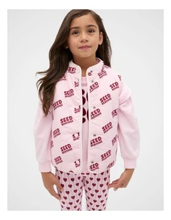 Polar Fleece Reversible Vest in Multi