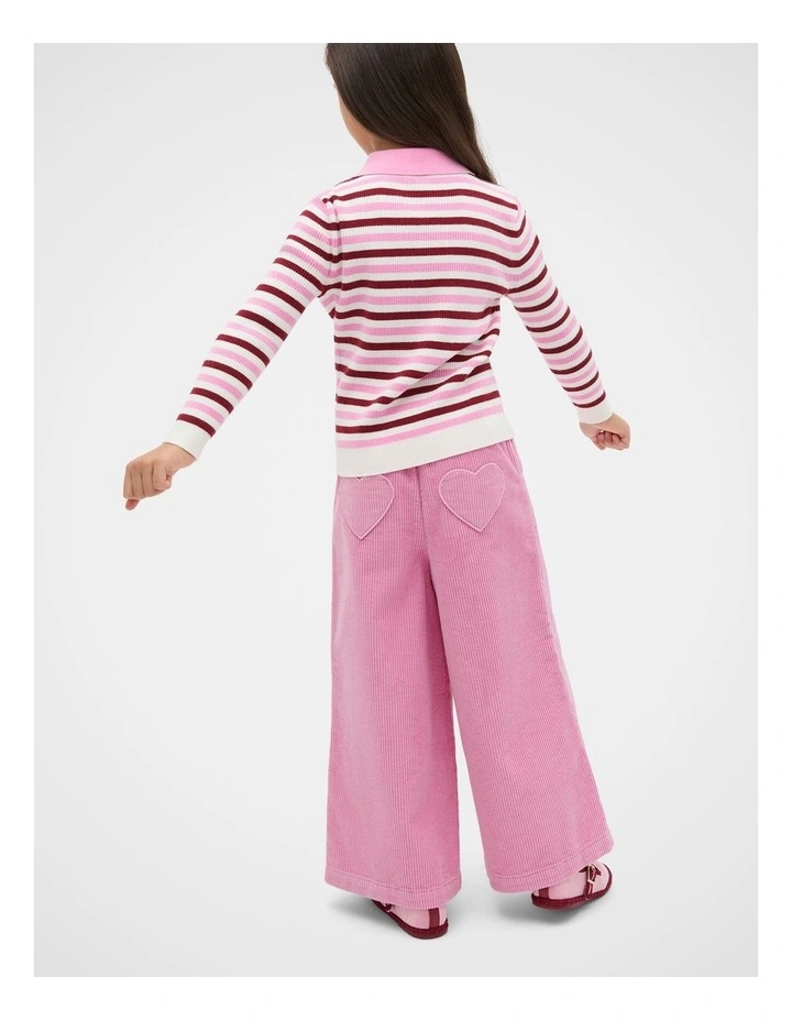 Stripe Knit Sweater in Multi image 2