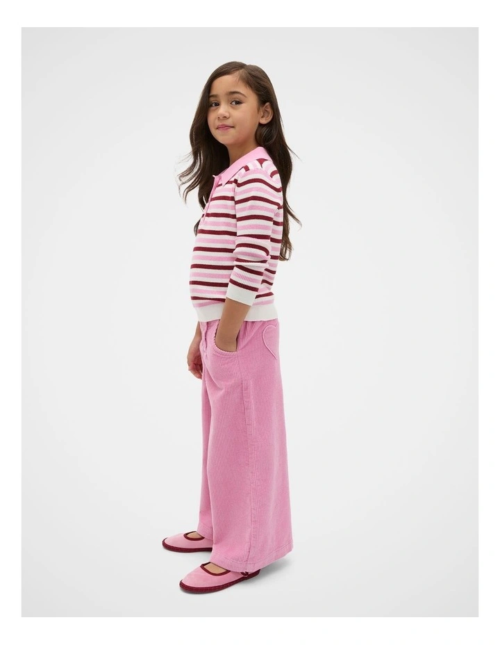 Stripe Knit Sweater in Multi image 3