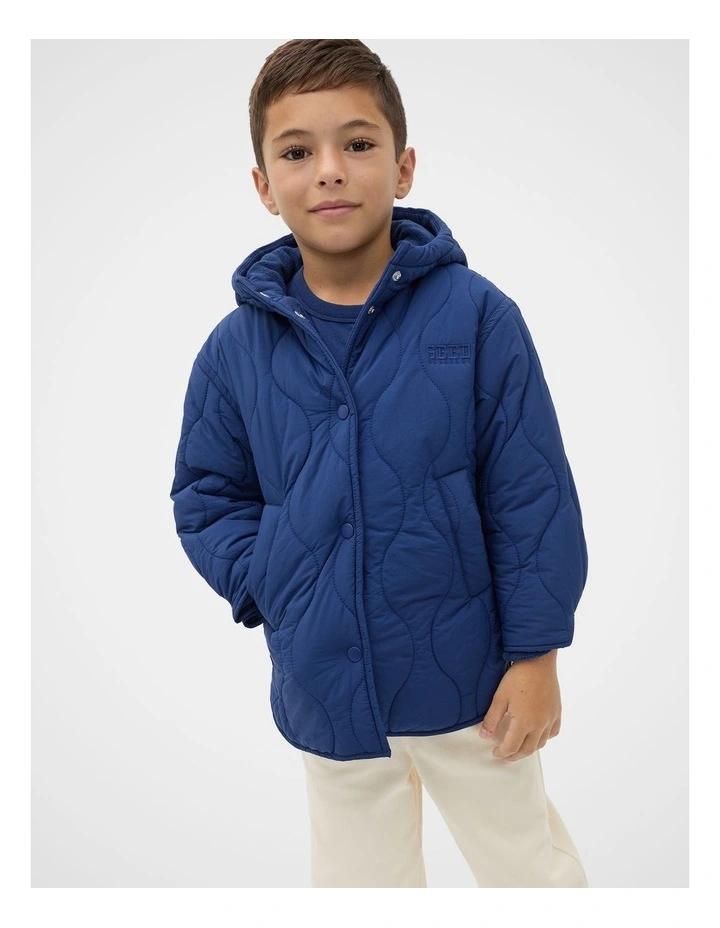 Core Puffer Jacket in French Navy image 1