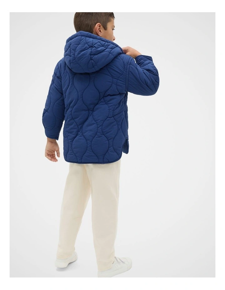 Core Puffer Jacket in French Navy image 2