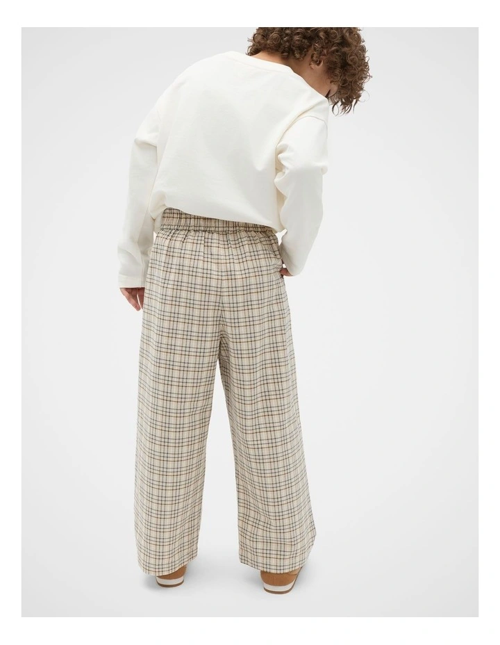 Check Woven Pant in Multi image 2