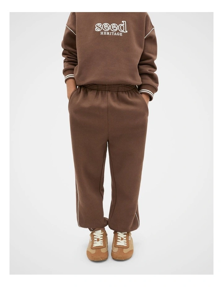 Core Logo Track Pant in Cacao image 1