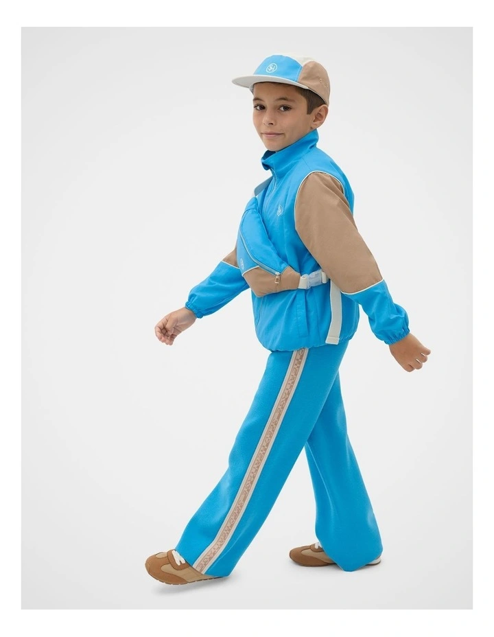 MD Colourblock Spray Jacket in Pacific Blue image 3