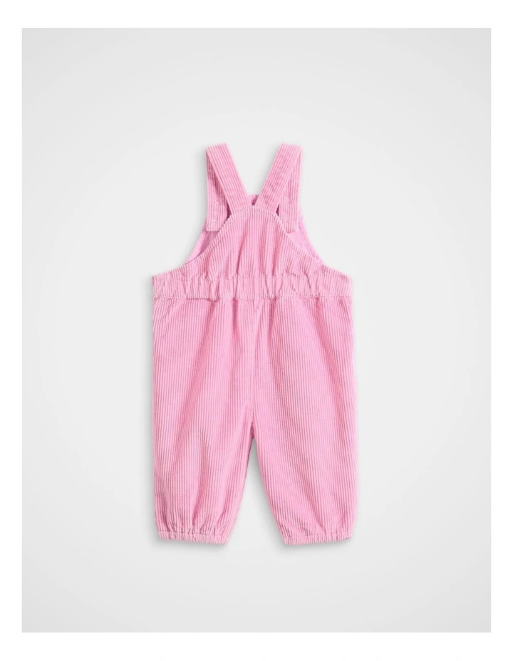 Heart Pocket Overall in Pink image 2