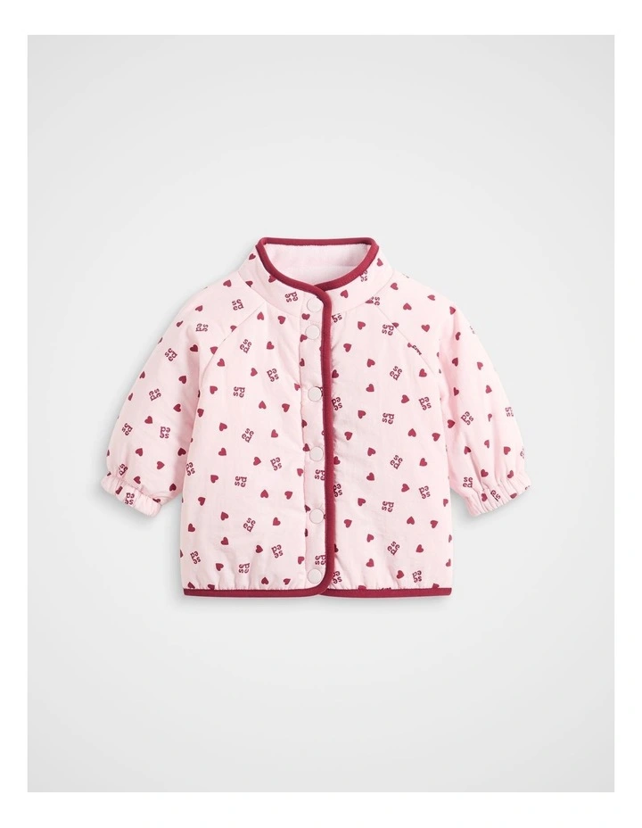 Polar Fleece Reversible Jacket in Pink Lemonade image 3