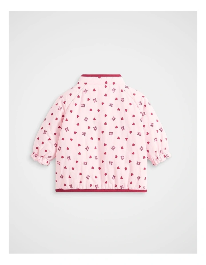 Polar Fleece Reversible Jacket in Pink Lemonade image 4