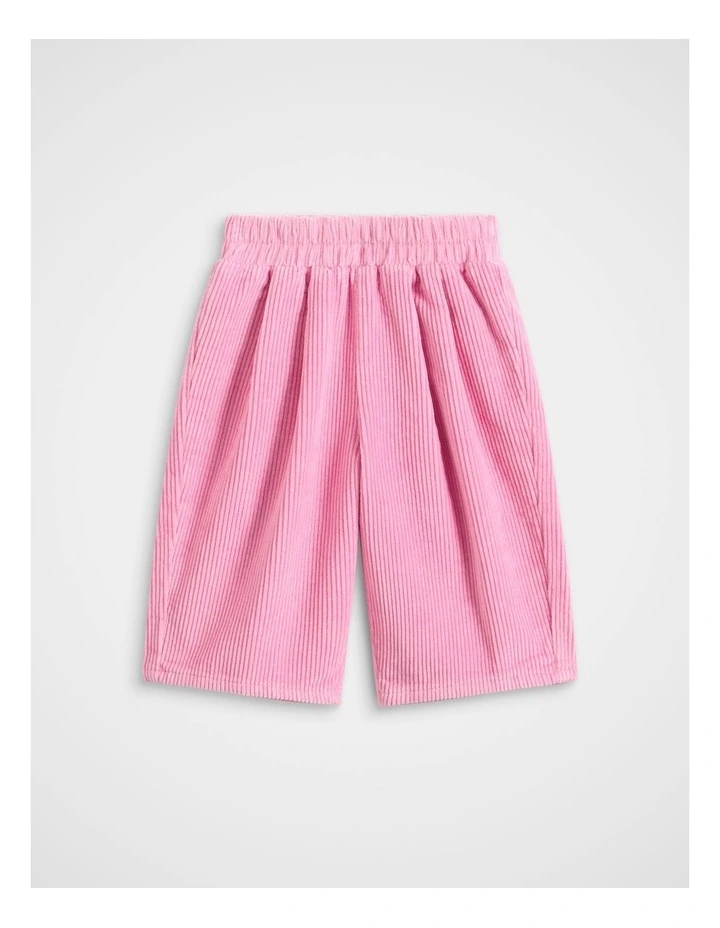 Cord Balloon Pant in Candy Pink image 1