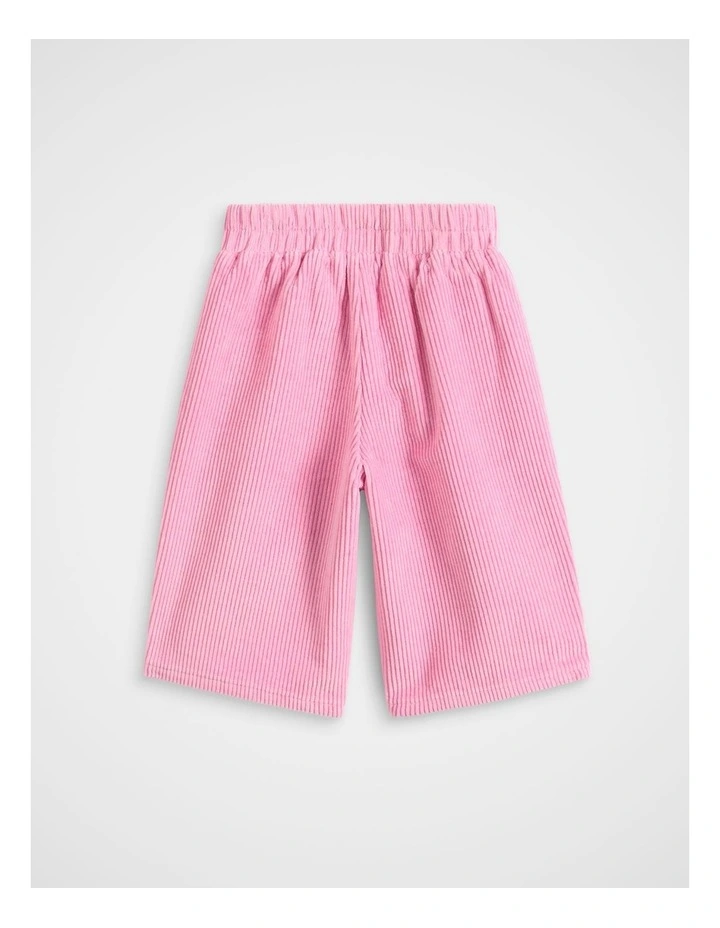 Cord Balloon Pant in Candy Pink image 2