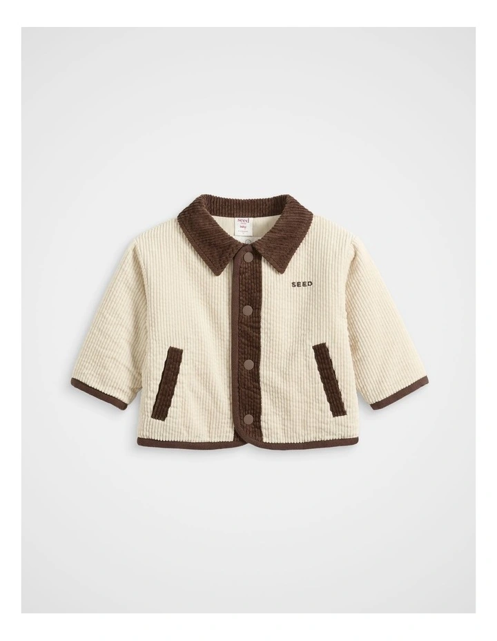 Cord Jacket in Moonstone image 1