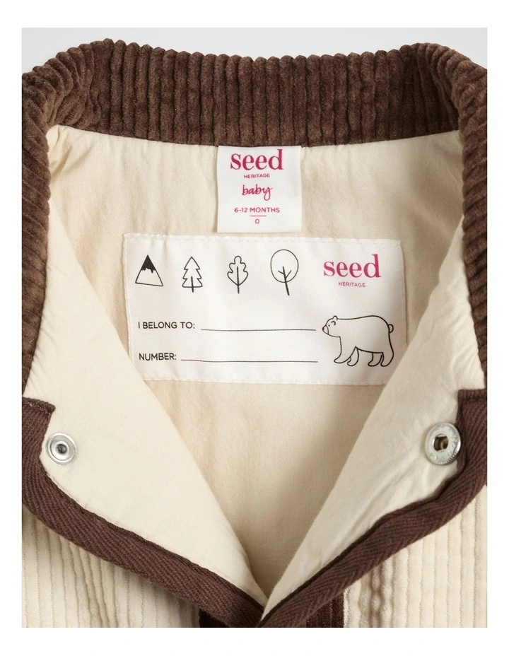 Cord Jacket in Moonstone image 3