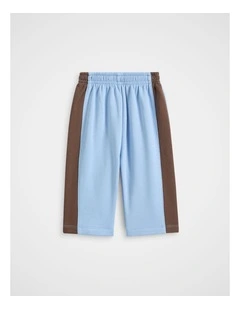 Side Stripe Track Pant in Cloud Blue