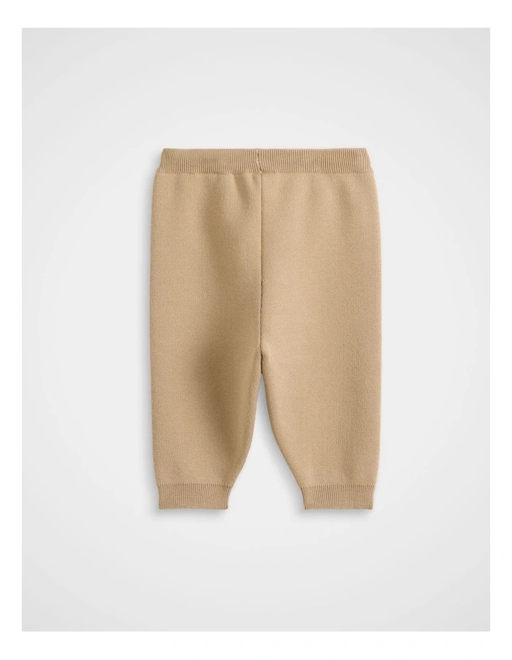 MD Side Stripe Knit Pant in Sandstone image 2