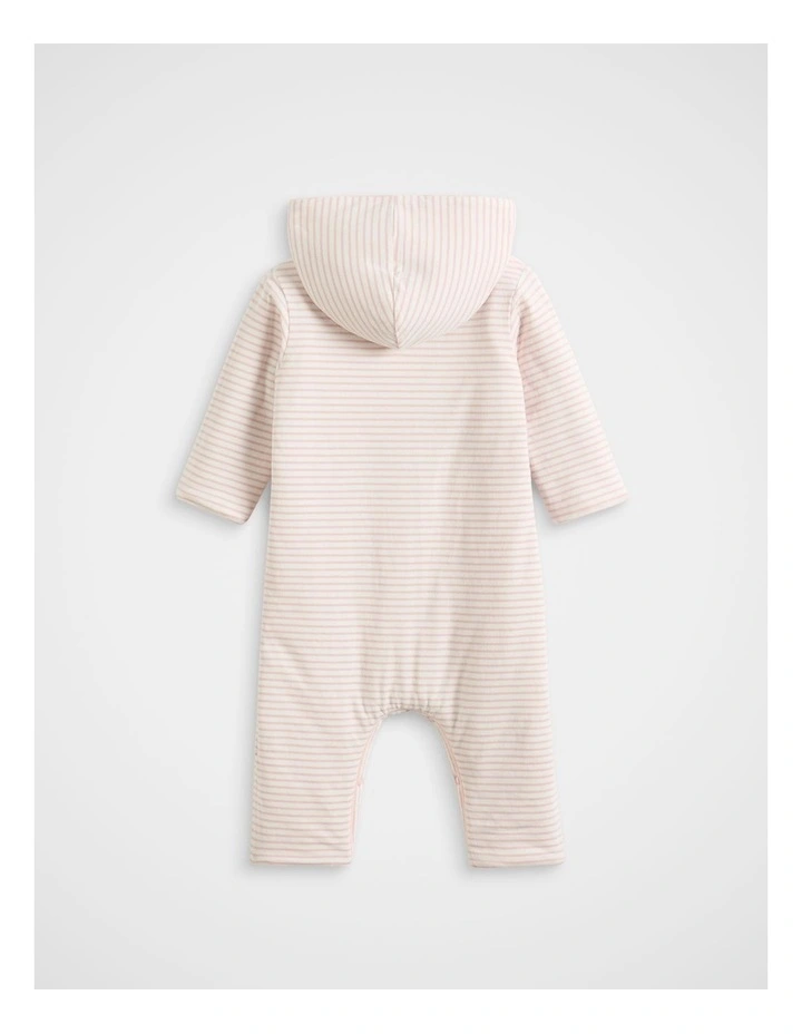 Logo Corduroy Coverall in Pink image 4