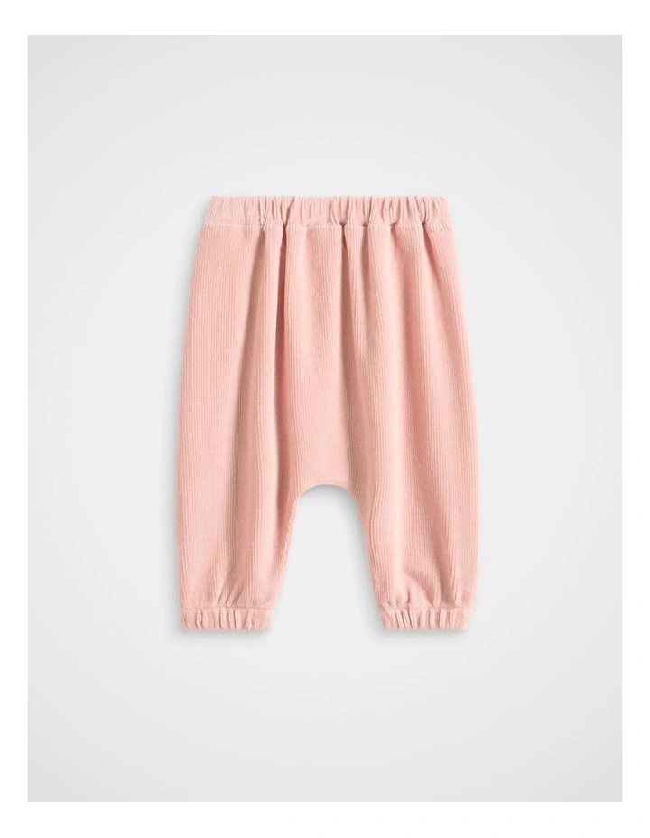 Corduroy Pant in Blush Pink image 2