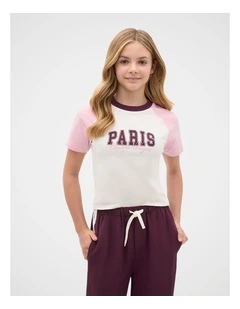 Paris Baby Tee in Multi