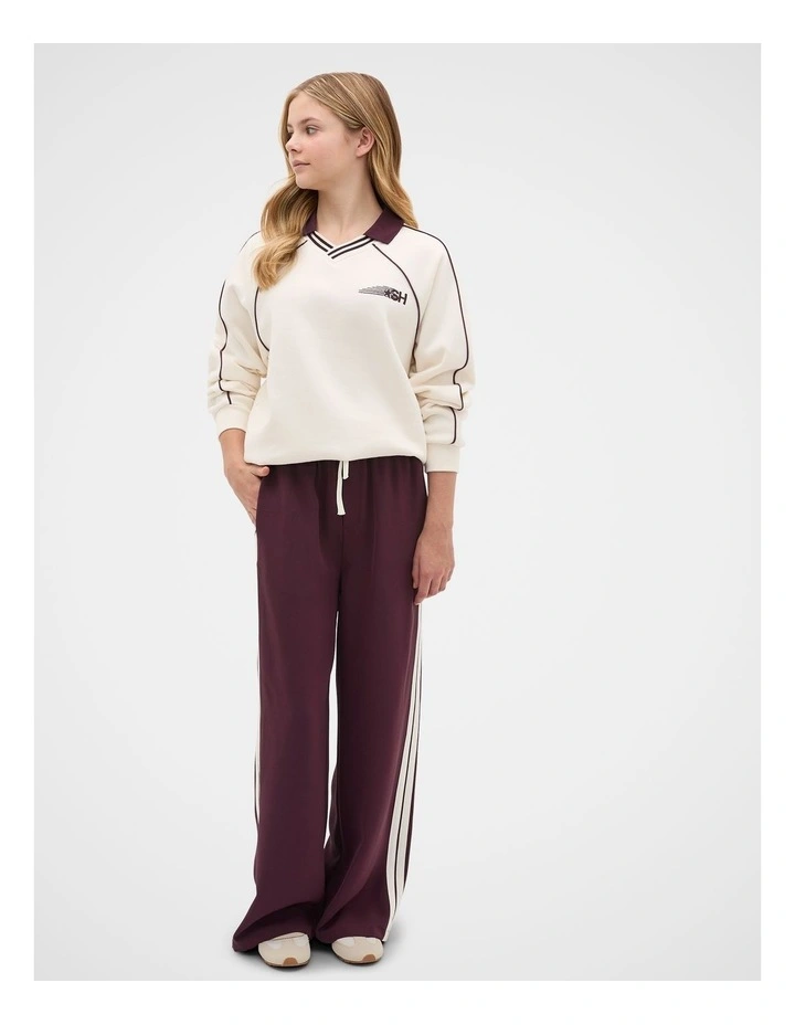 Sporty Sweat Jumper in Classic Cream image 4