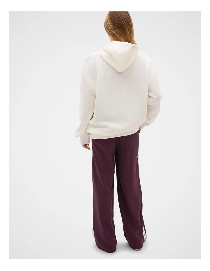 Sporty Logo Hoodie Sweat Top in Classic Cream image 2