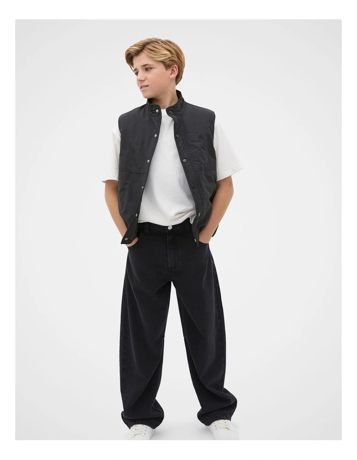 Relaxed Vest in Phantom image 4